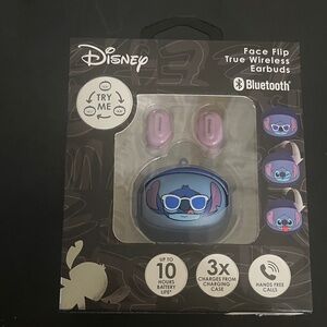 Disney Stitch Face Flip True Wireless Earbuds